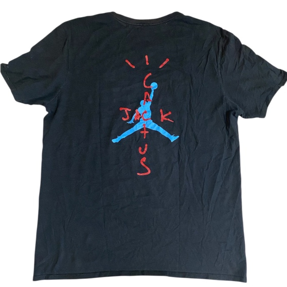 Cactus Jack by Travis Scott Black and Jump Man Jordan Shirt